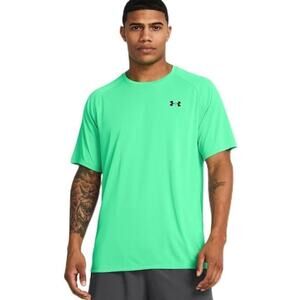 Under Armour UA Tech 2.0 Short-Sleeve T-Shirt for Men - Vapor Green/Black - L